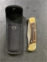 Buck 110 Folding Pocket Knife w/ Sheath