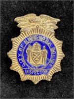 1940's-1950's New York City Police Inspector Badge