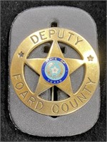 State of Texas Deputy Badge Foard County