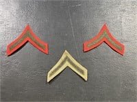 WWII USMC Private First Class Chevrons