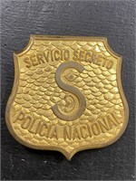 Servicio Secreto Policia Nacional Badge
