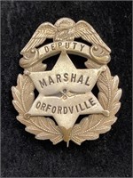 Vintage Deputy Marshal Orfordville Badge