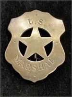 U.S. Marshal Old West Badge