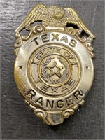 Texas Ranger Badge Eagle Top