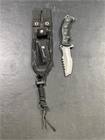 HX Outdoor Titanium Coated Fix Blade Knife