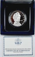 2009  Abraham Lincoln Comm. Silver Dollar  PF