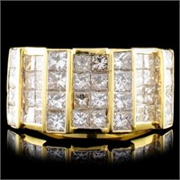 18K Gold 3.60ctw Diamond Ring