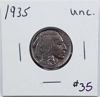 1935  Buffalo Nickel   Unc