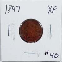 1897  Indian Head Cent   XF