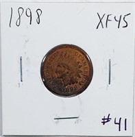 1898  Indian Head Cent   XF-45