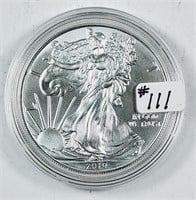 2019  $1 Silver Eagle   Unc