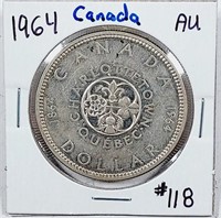 1964  Canada  Dollar   AU