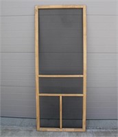 Wood Framed Screen Door - 32" x 80"