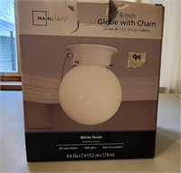 mainstay 6' globe light with string