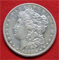 1899 O Morgan Silver Dollar - Cleaned- Micro O