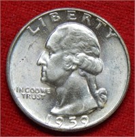 1959 D/D Washington Silver Quarter
