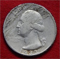 1932 S Washington Silver Quarter  - - Key Date