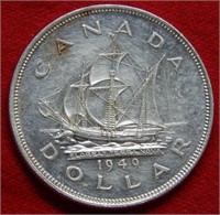 1949 Canada Dollar - Ship Commemorative