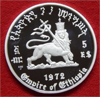 1972 Ethiopia Silver Commemorative