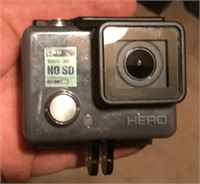 Hero Go Pro Action Camera W/Case Tested & Charged