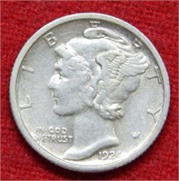 1924 S Mercury Silver Dime