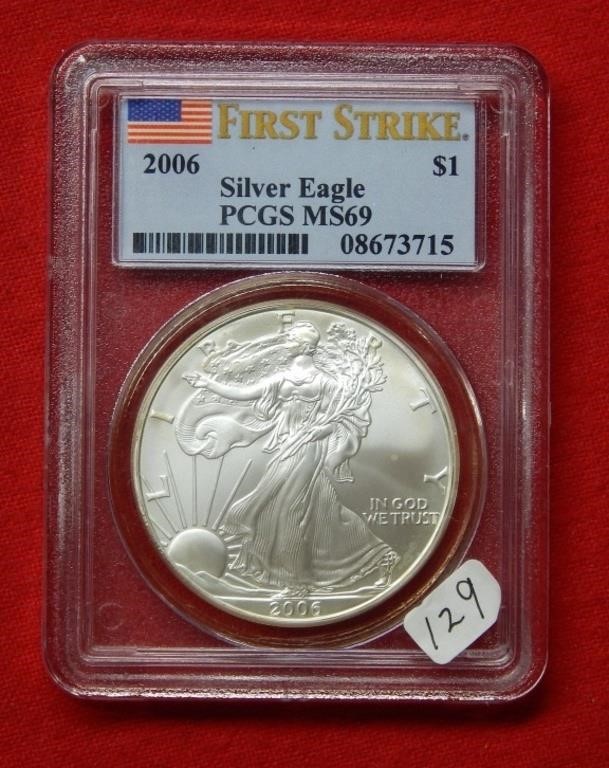 2006 American Eagle PCGS MS69 1 Ounce Silver