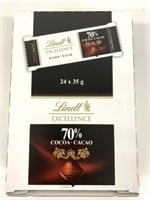 24x 35g Lindt Excellence Dark Chocolate Bars