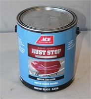 Ace Rust Stop Water-Based Paint - Satin Black