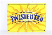 Metal Twisted Tea Hard Cider Tea Bar Sign