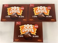 3X 480g Boxes Vachon Jos Louis The Super Cakes
