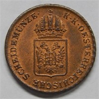 1816 Austria 1 Kreuzer