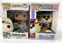 2 POP! Magic & Top Cat Figures