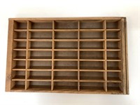 Wooden Sectioned Tray 16.5" x 10.5"