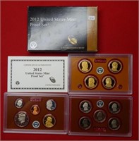 2012 S US Mint Proof Set