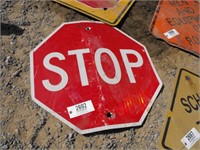 metal sign "STOP"