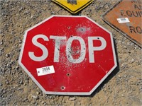 metal sign "STOP"
