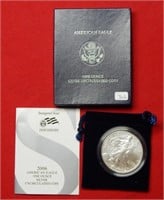 2006 W American Eagle 1 Ounce Silver Box/COA