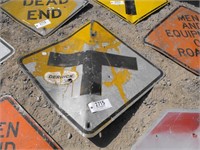 metal sign --intersection