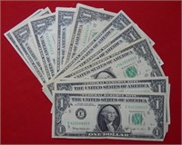 (20) 1963 B $1 Federal Reserve Notes Joseph Barr