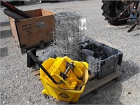 Pallet of fencing wire