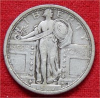 19?7 Standing Liberty Silver Quarter