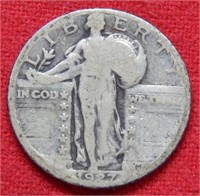 1927 D Standing Liberty Silver Quarter
