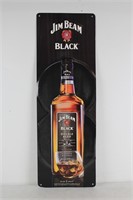 2012 Jim Beam Black Label Embossed Bar Sign