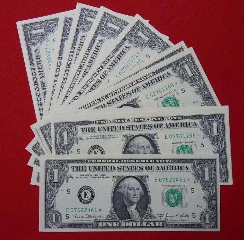 (20) $1 Federal Reserve Star Note Crisp