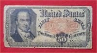 1875 US Fractional Currency 50 Cents