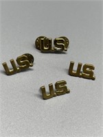 (4) U.S. Military insignia pin lot