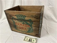 Old Wood Canada Dry Bottle Crate