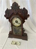 Antique Seth Thomas Clock Col Wood Clock