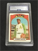Graded 1972 Tommy Dabis Topps Baseball Card