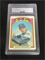 Graded 1972 Glenn Beckert Topps Baseball Card